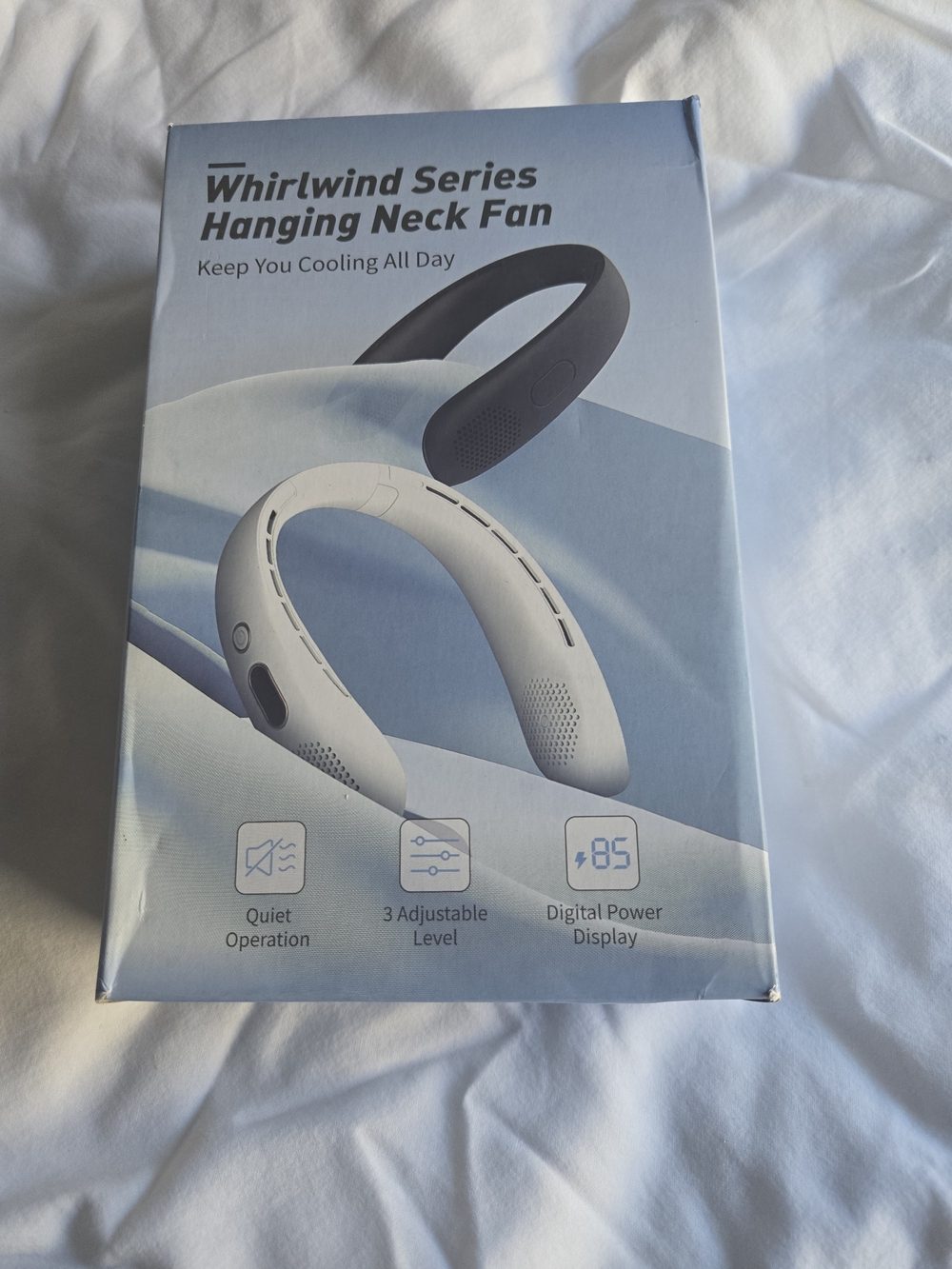 Hanging Neck Fan — White